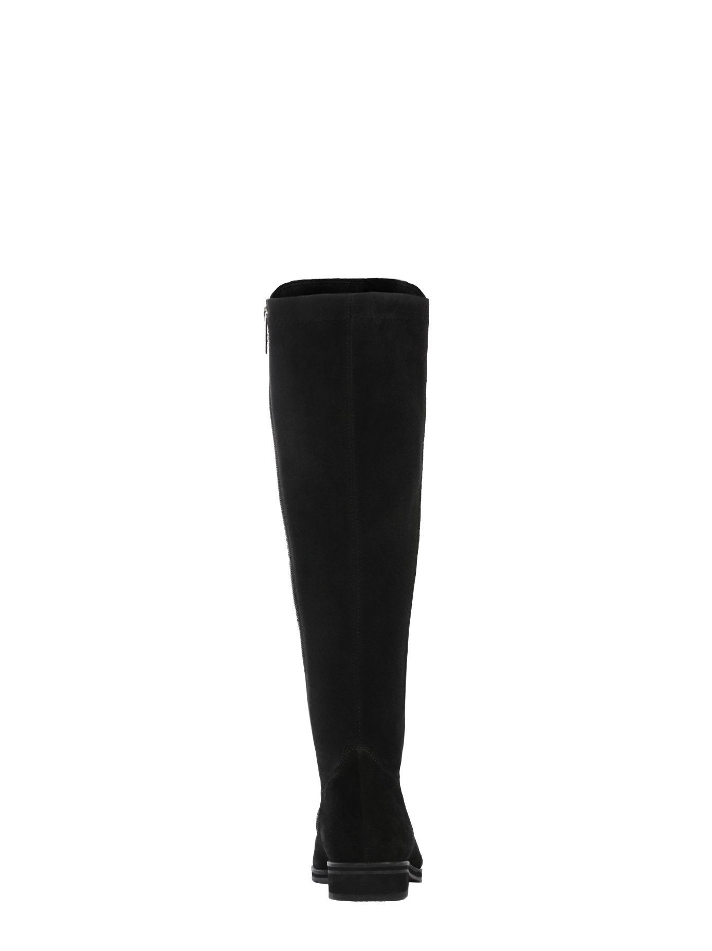 Crest - Black Suede & Stretch Fabric