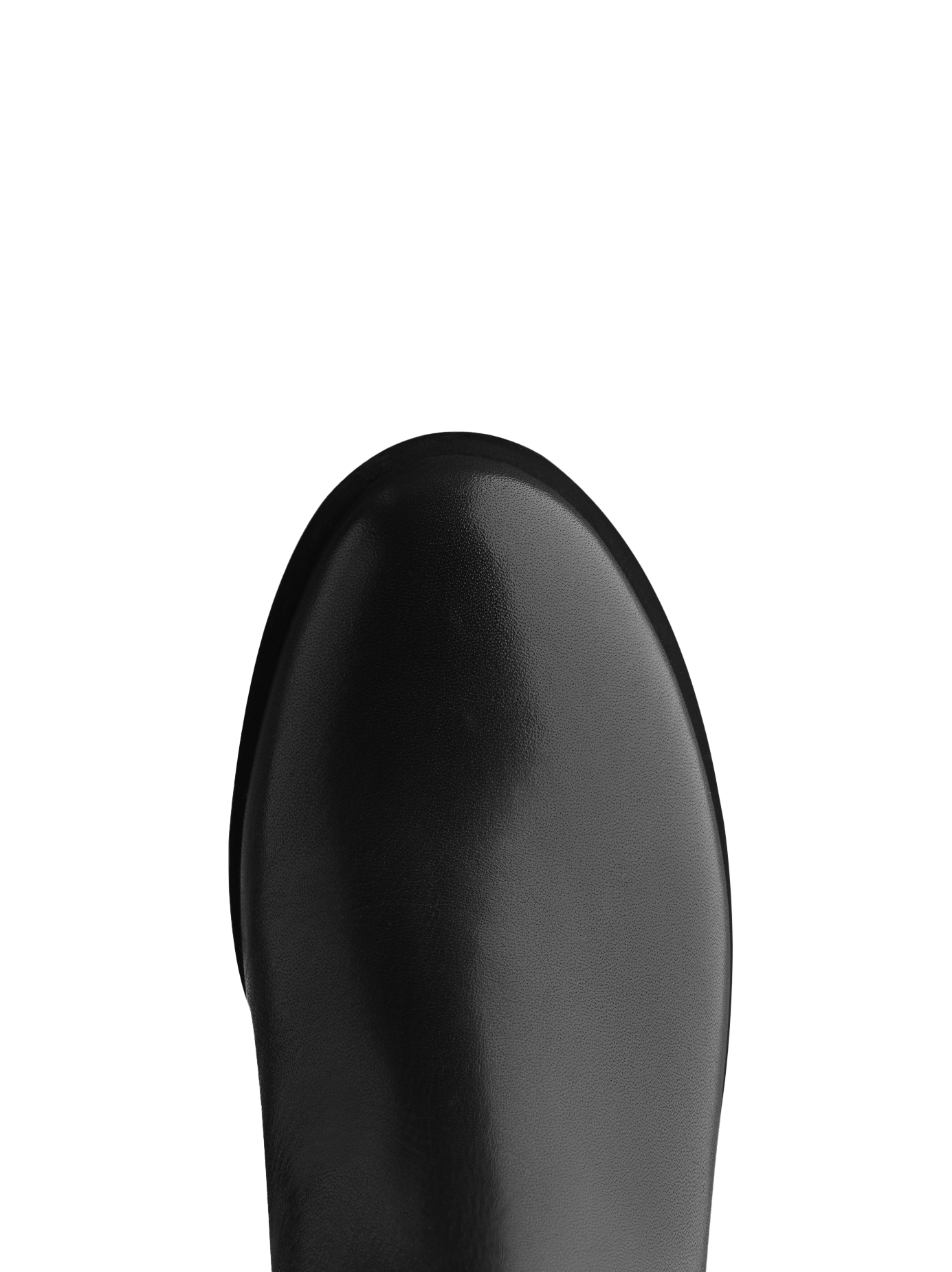 Featuring a black leather round toe that looks both elegant and classic.