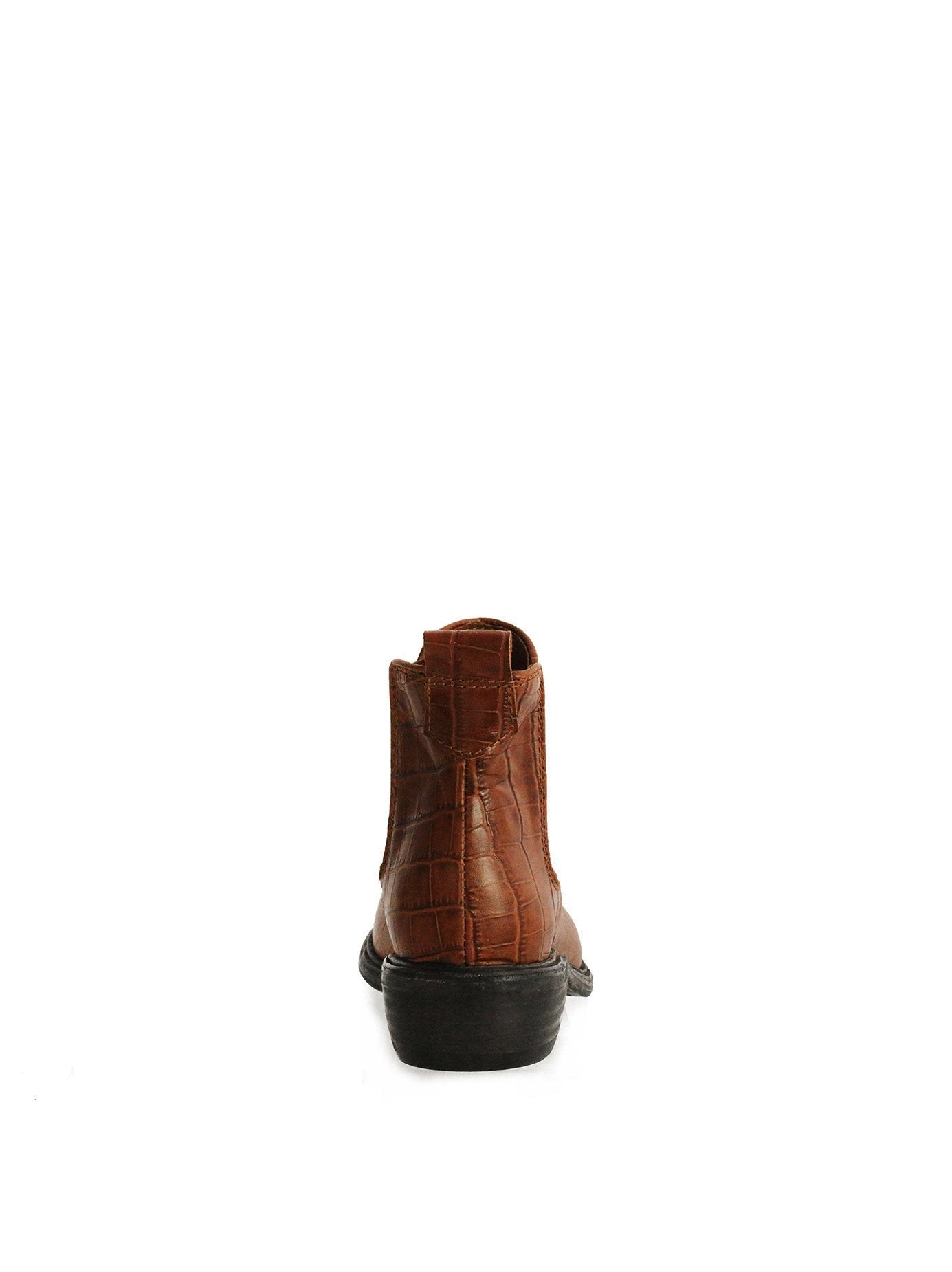 Hussars - Tan Mock Croc Leather