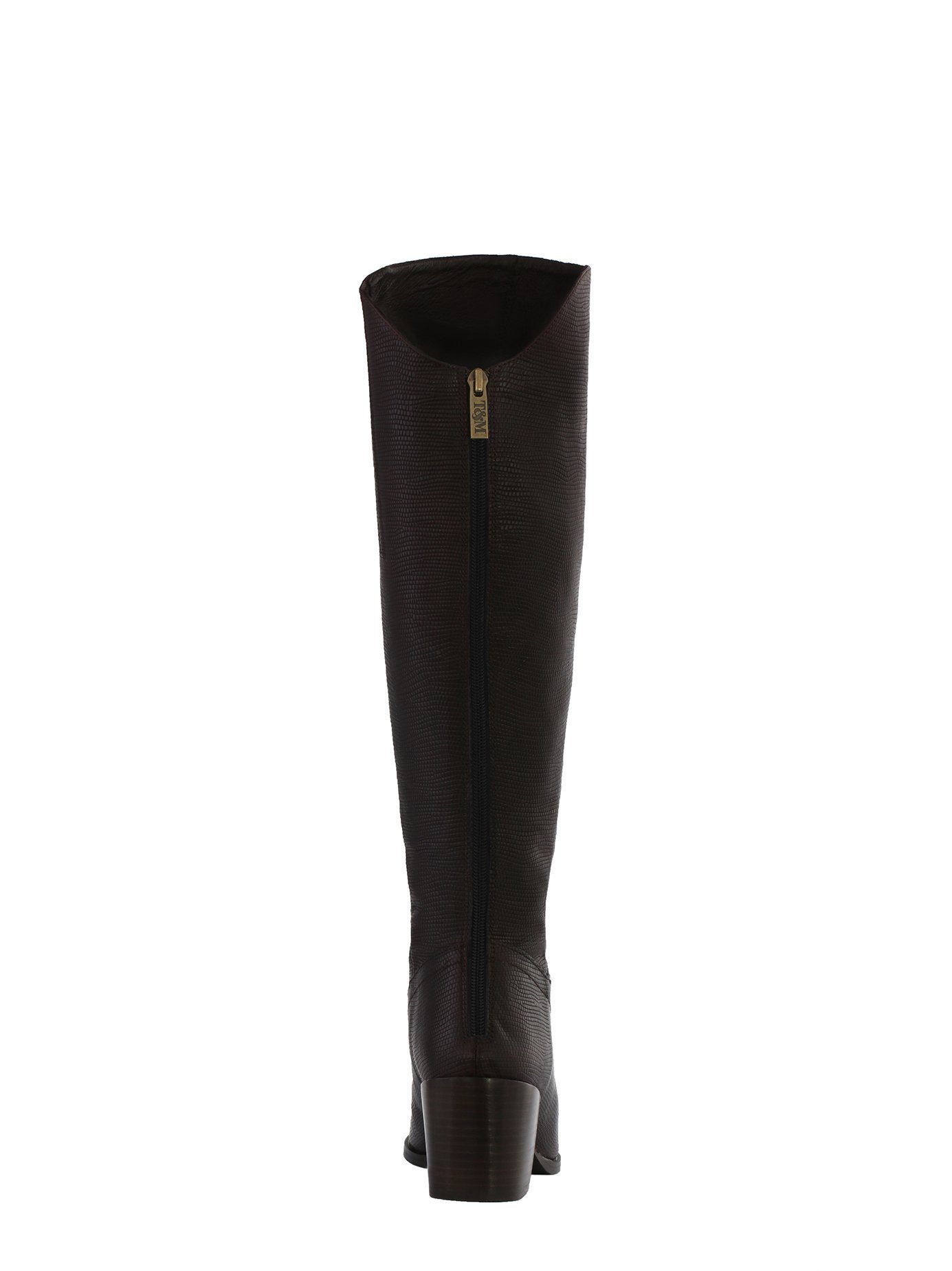 Huxley - Brown Lizard Embossed Leather