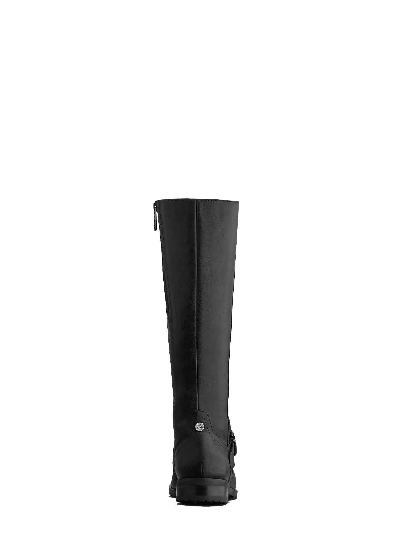 With simplistic feminine stitching up the back with our signature stud.
