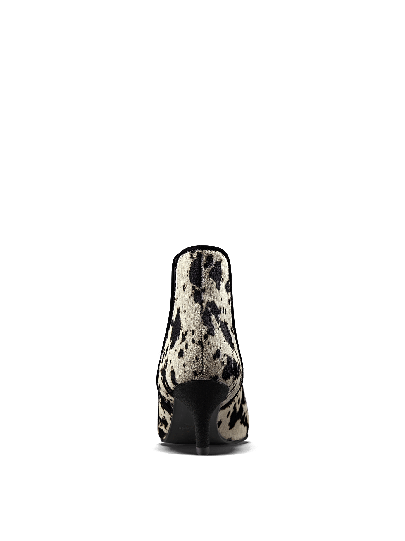 The kitten heel on Somerton in cow print leather will take you from day to night.