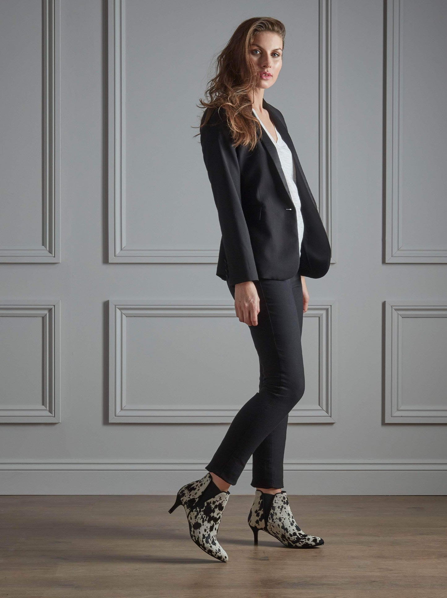 Go monochrome or pair Somerton in white and black hair leather with bold colours.