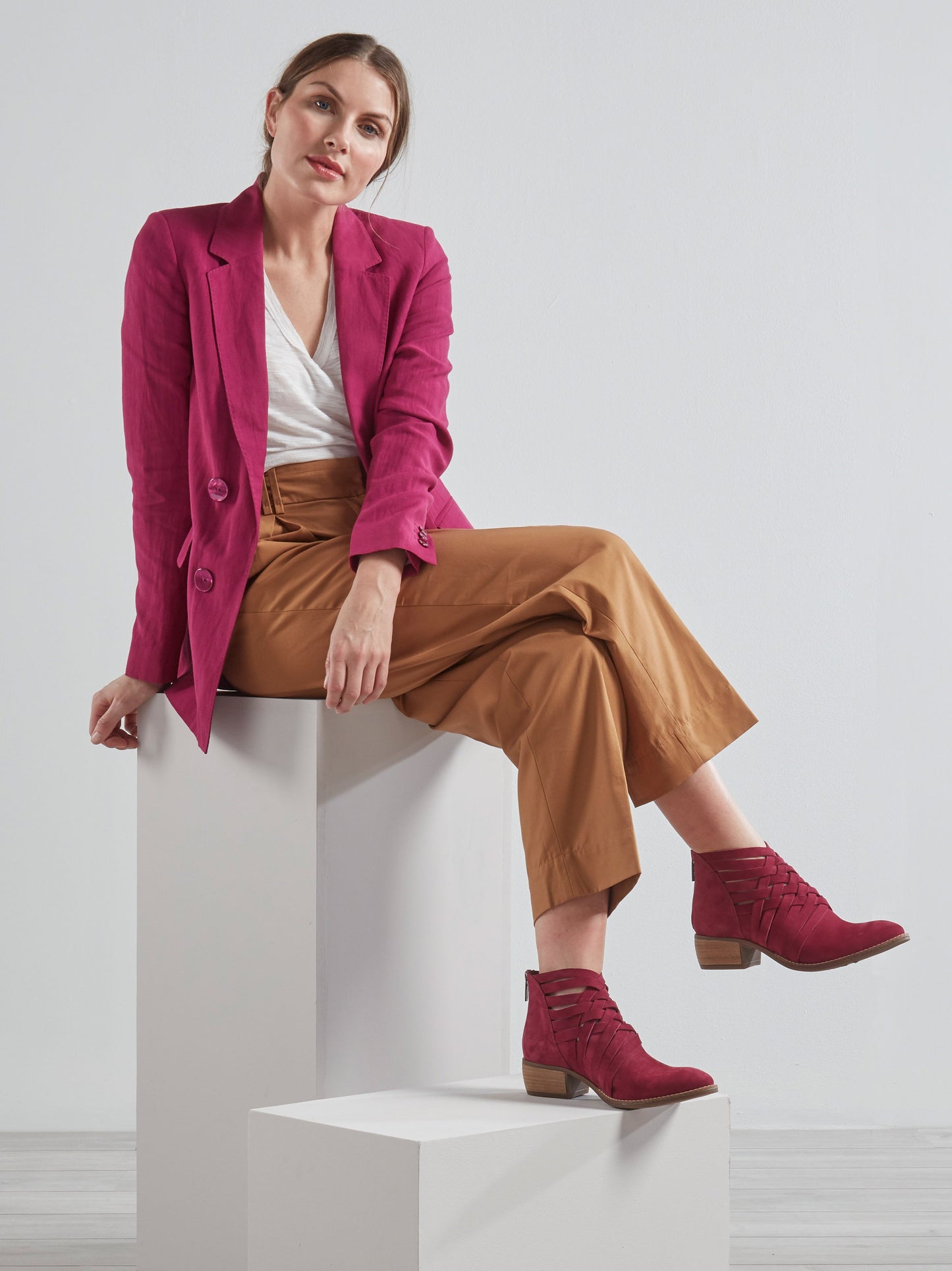 Southfield - Raspberry Pink Nubuck