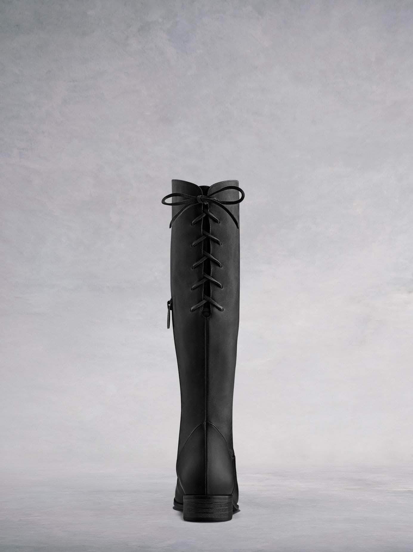 Featuring lace up detailing at the back of the boot for a truly flawless fit.