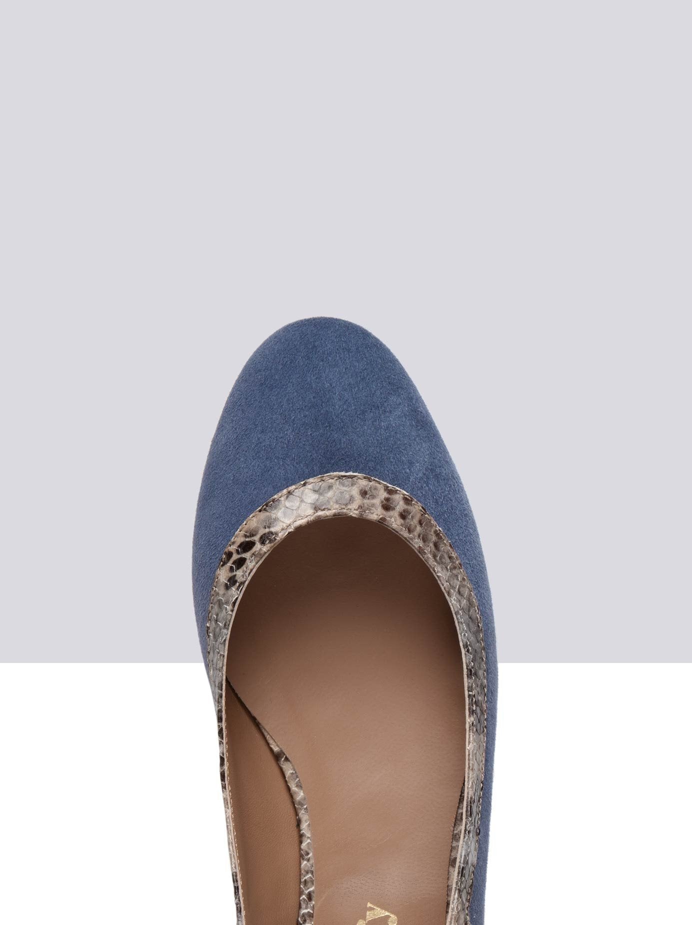 White Place - Jeans Blue Suede