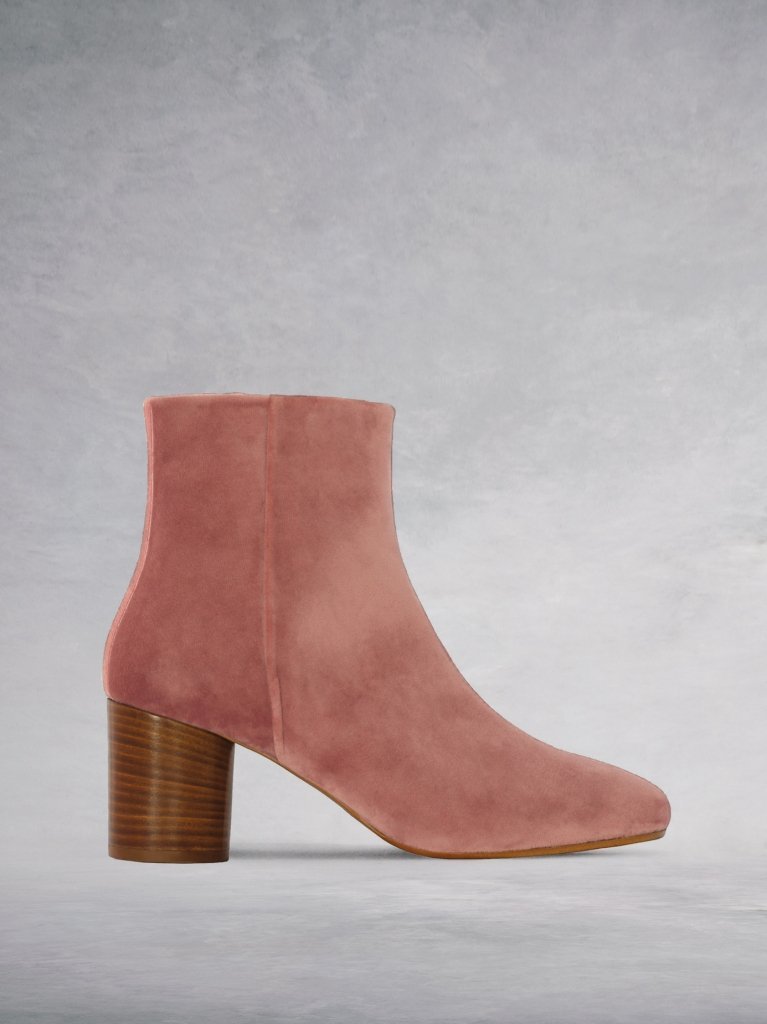Abstract - Dusty Rose Velvet