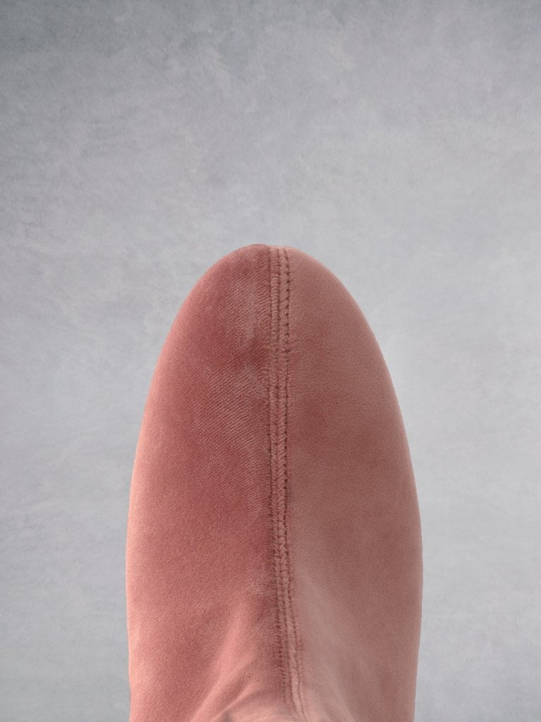 Abstract - Dusty Rose Velvet