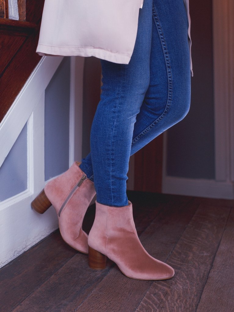 Abstract - Dusty Rose Velvet