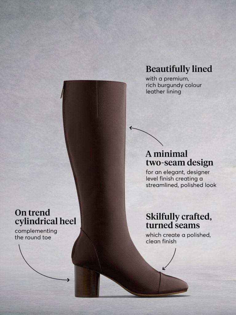 The Langley has a two seam design that looks streamlined and polished. 