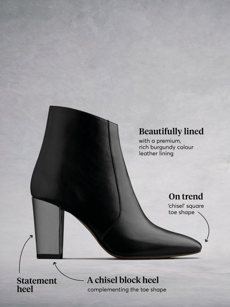 The Sarsgrove black is part of "The Edit" - with burgundy leather lining. 
