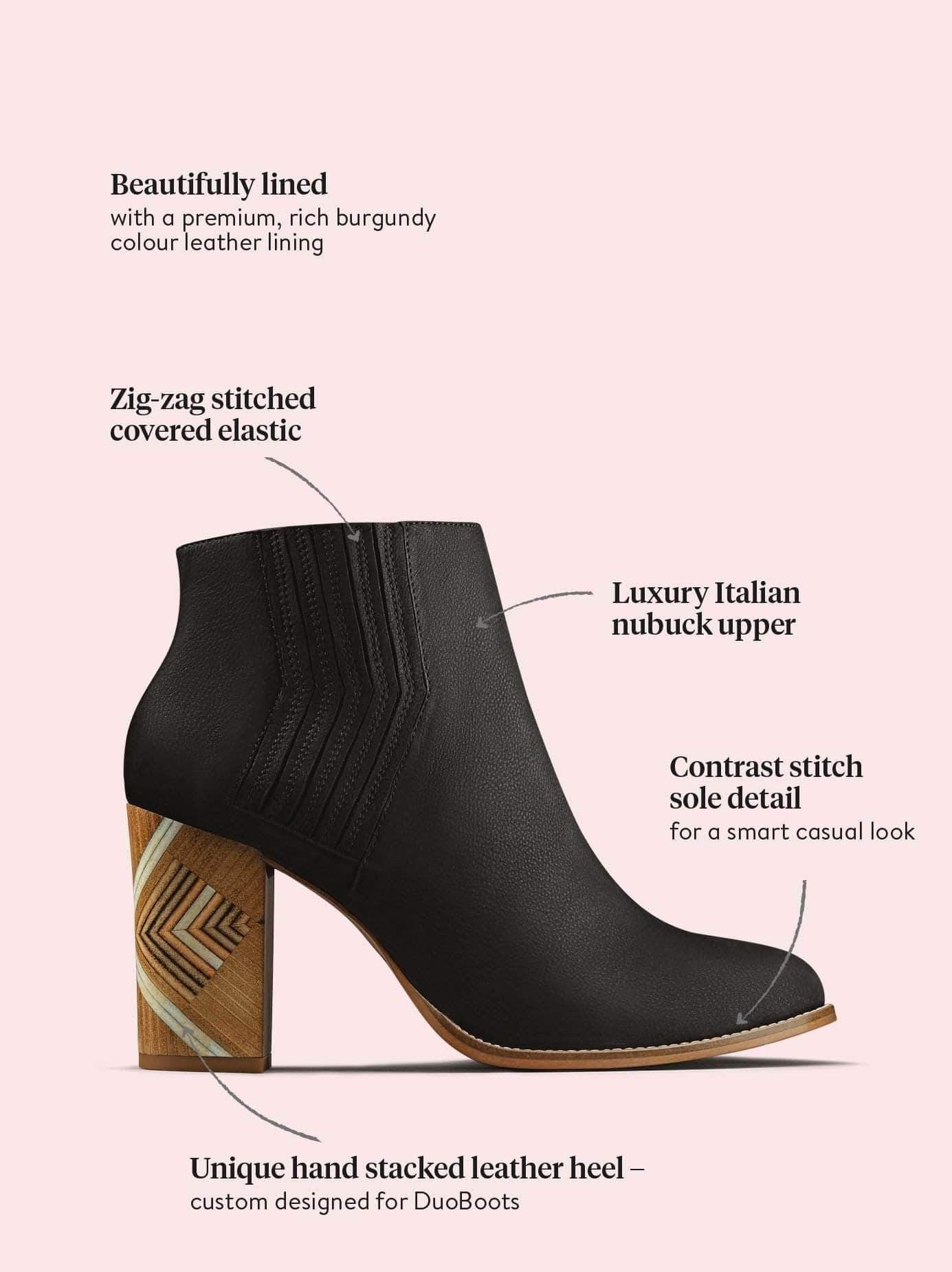 Paragon - Black Nubuck