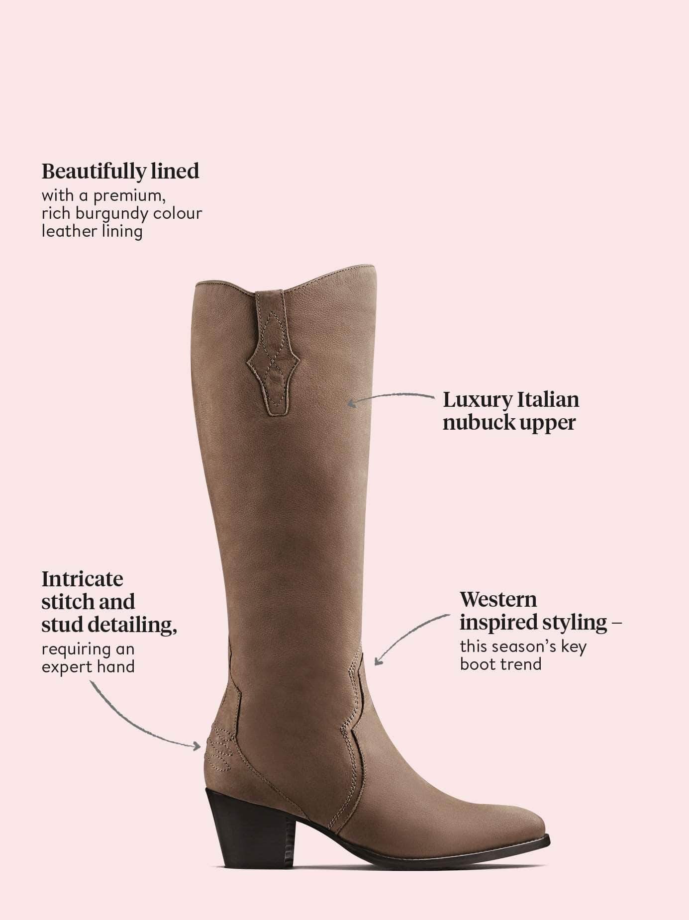 Buckland - Taupe Nubuck