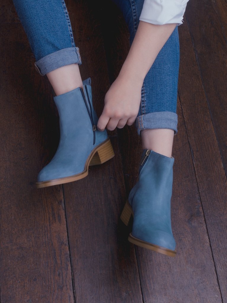 Arietty - Jeans Blue Suede