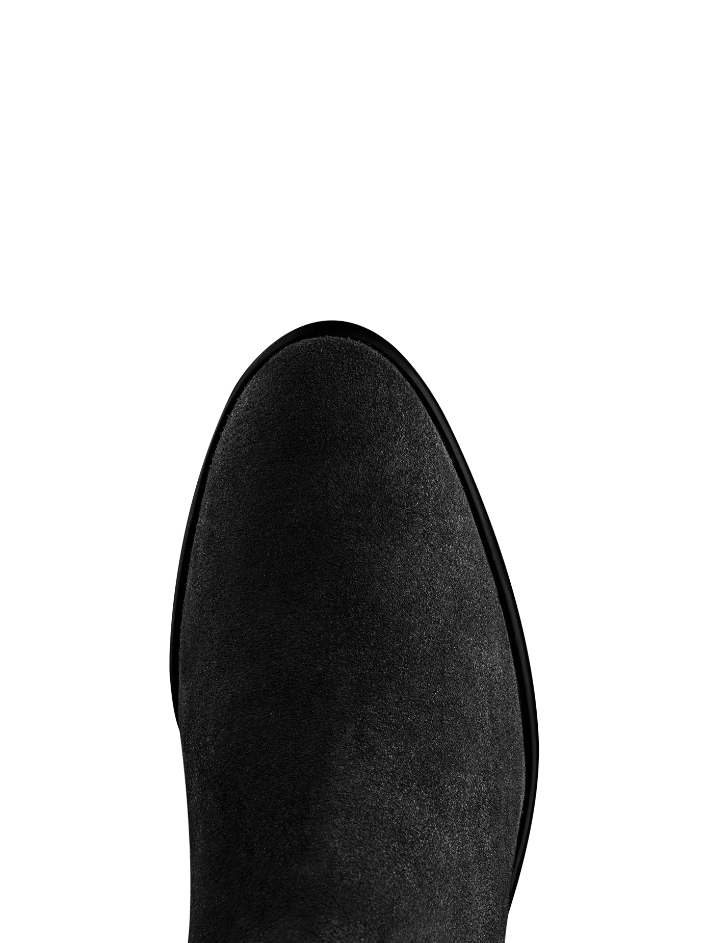 Avalon has a flattering fit, and a smooth almond black suede toe shape.