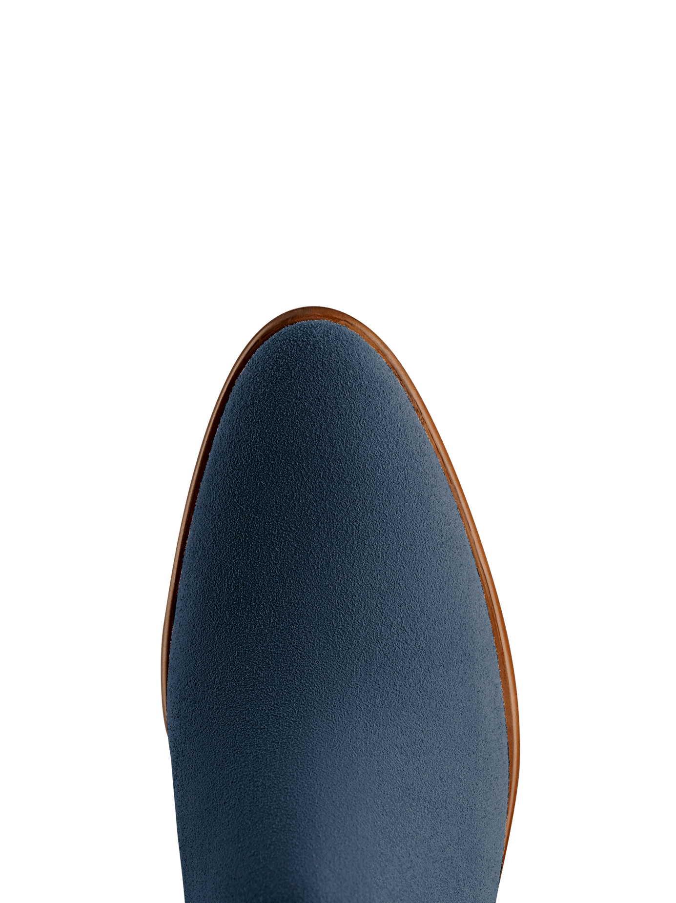 Avalon has a flattering fit, and a smooth almond blue suede toe shape.