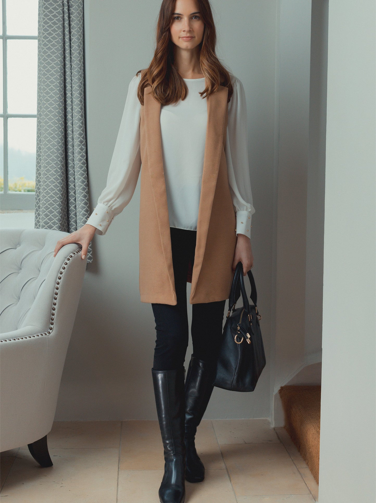 Aversley - Black Leather