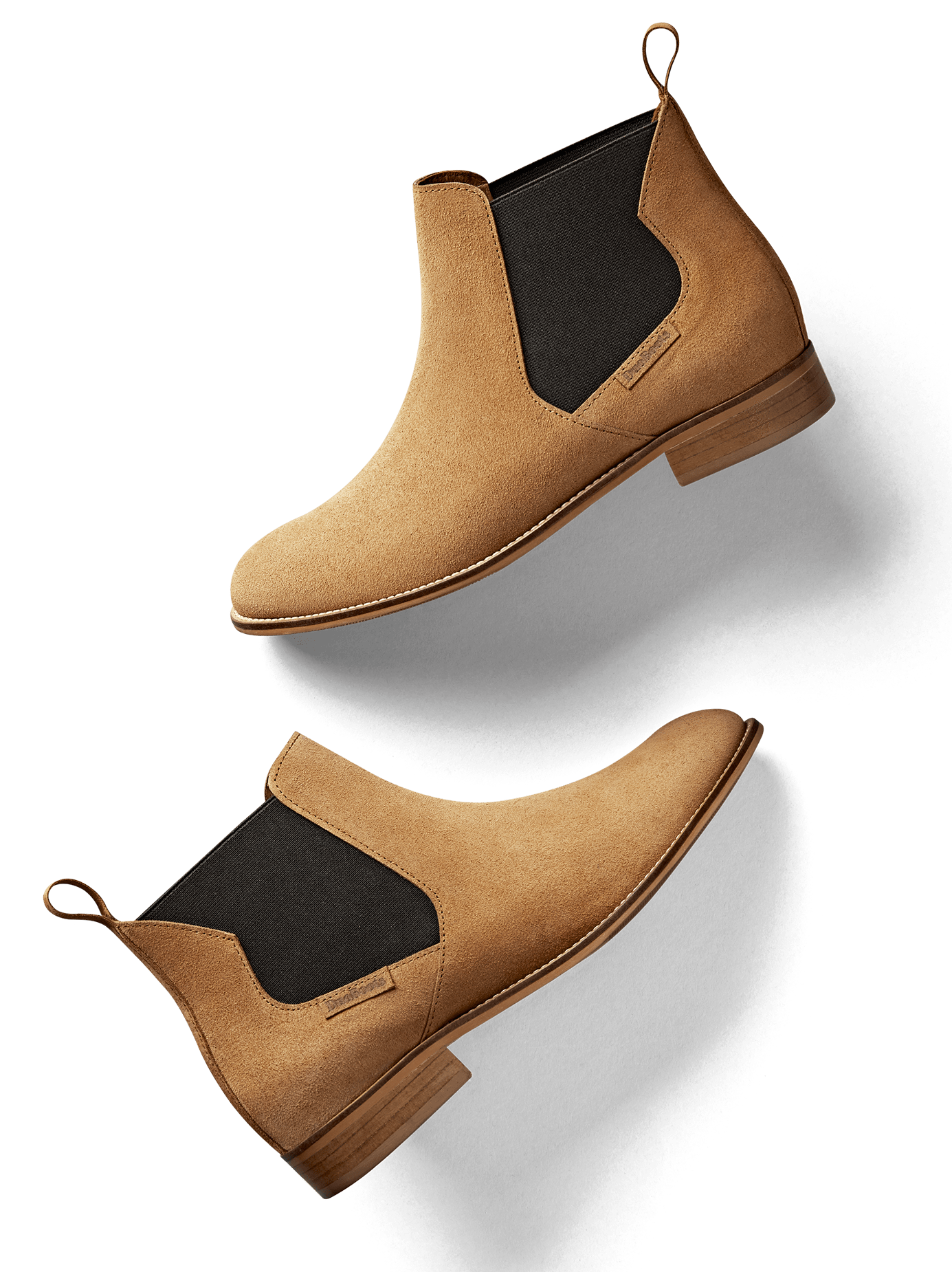 Berkley; a contemporary Chelsea boot with abstract shaped side panel features.