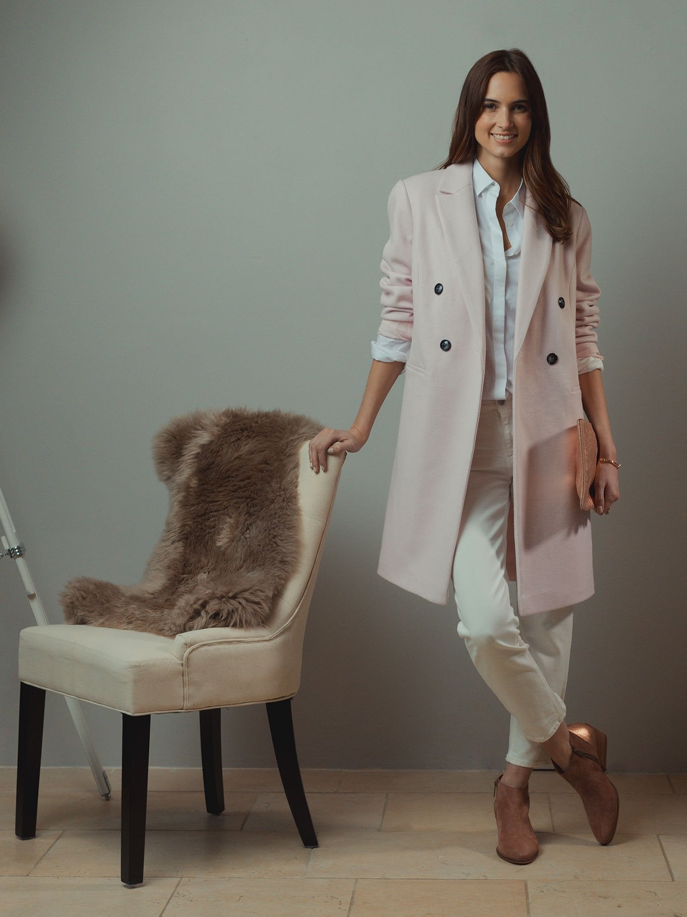 Buell - Blush Pink Suede