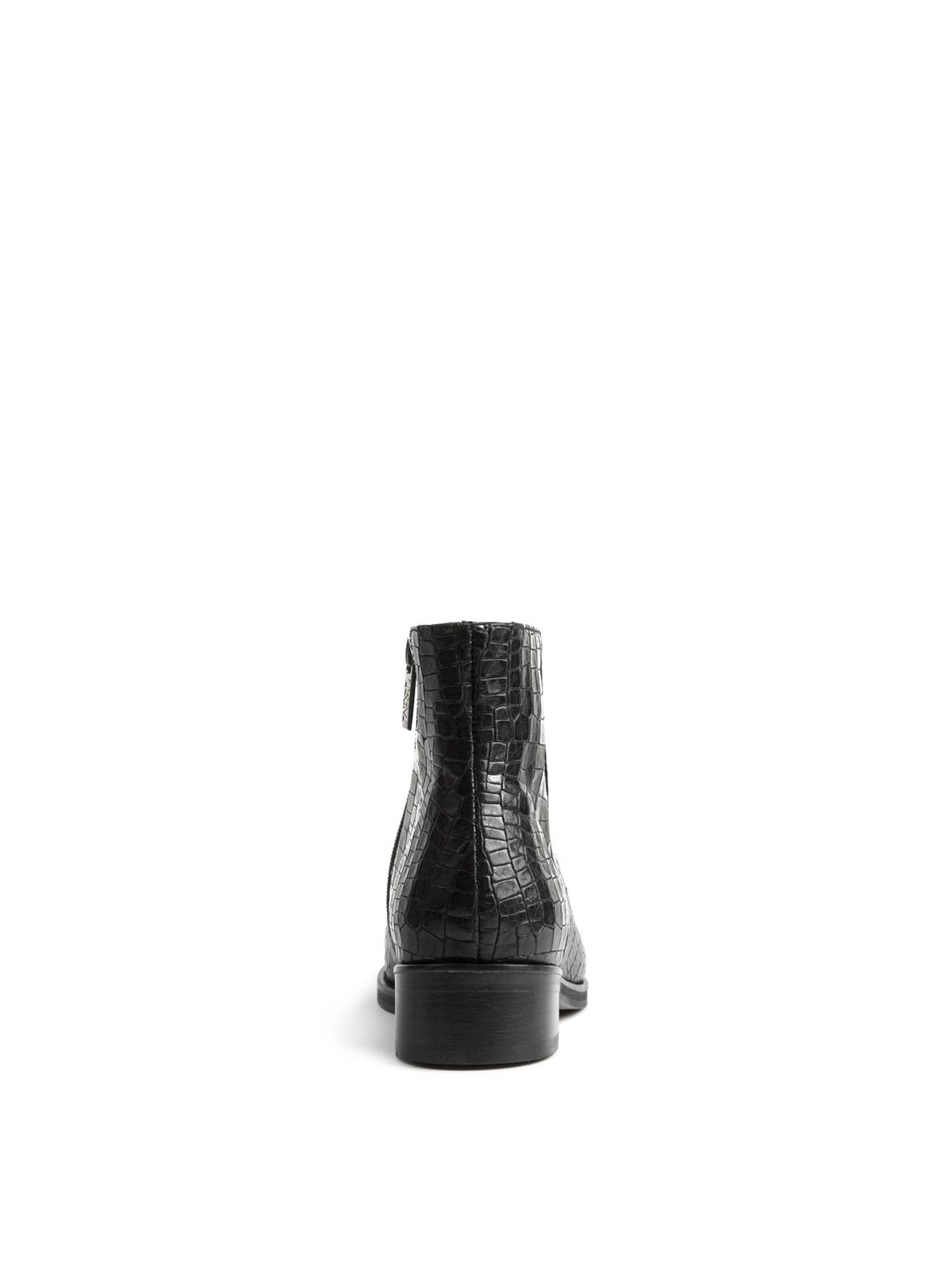 Colorado - Black Mock Croc Leather