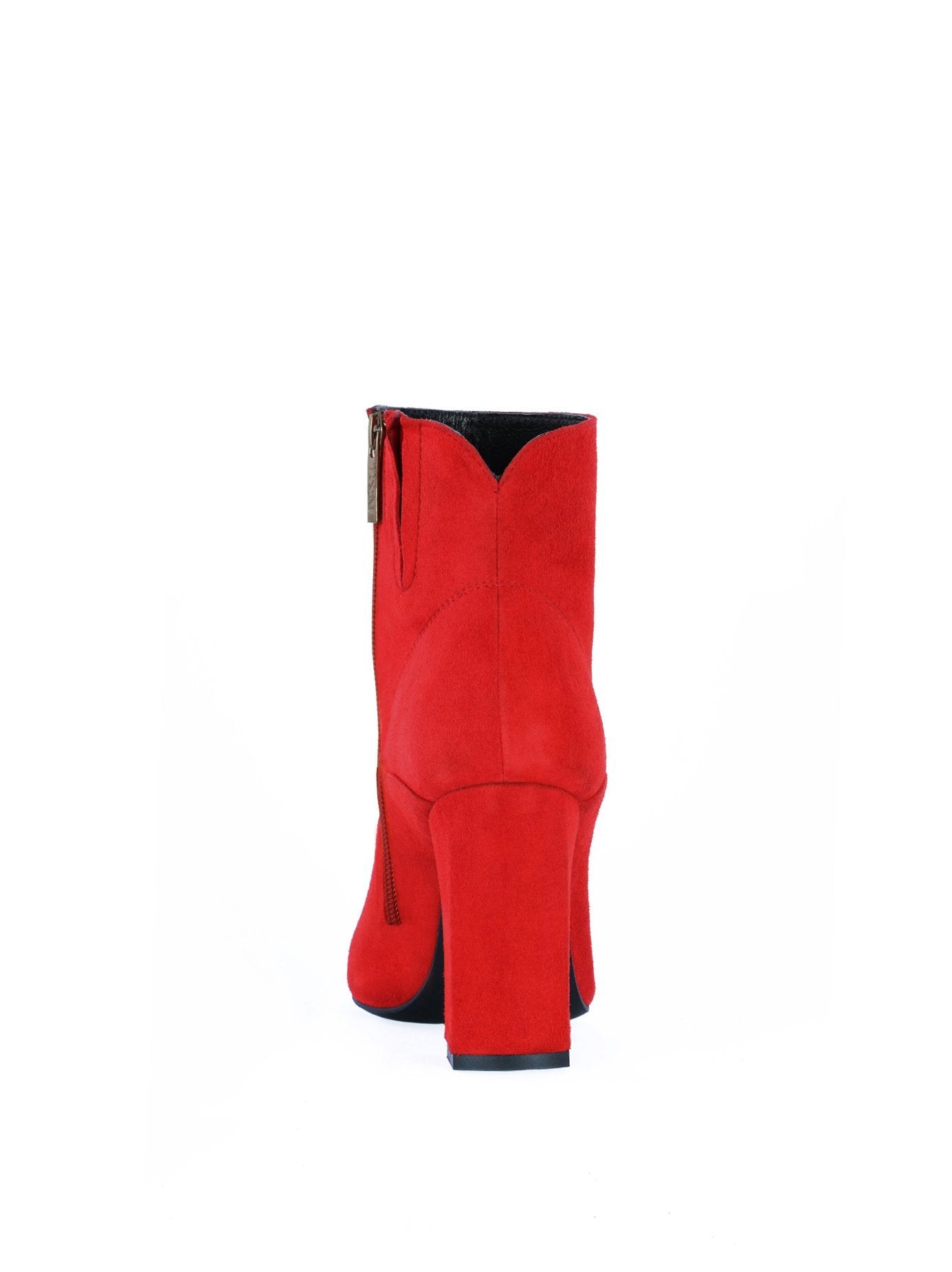 Dottie - Vermillion Red Suede