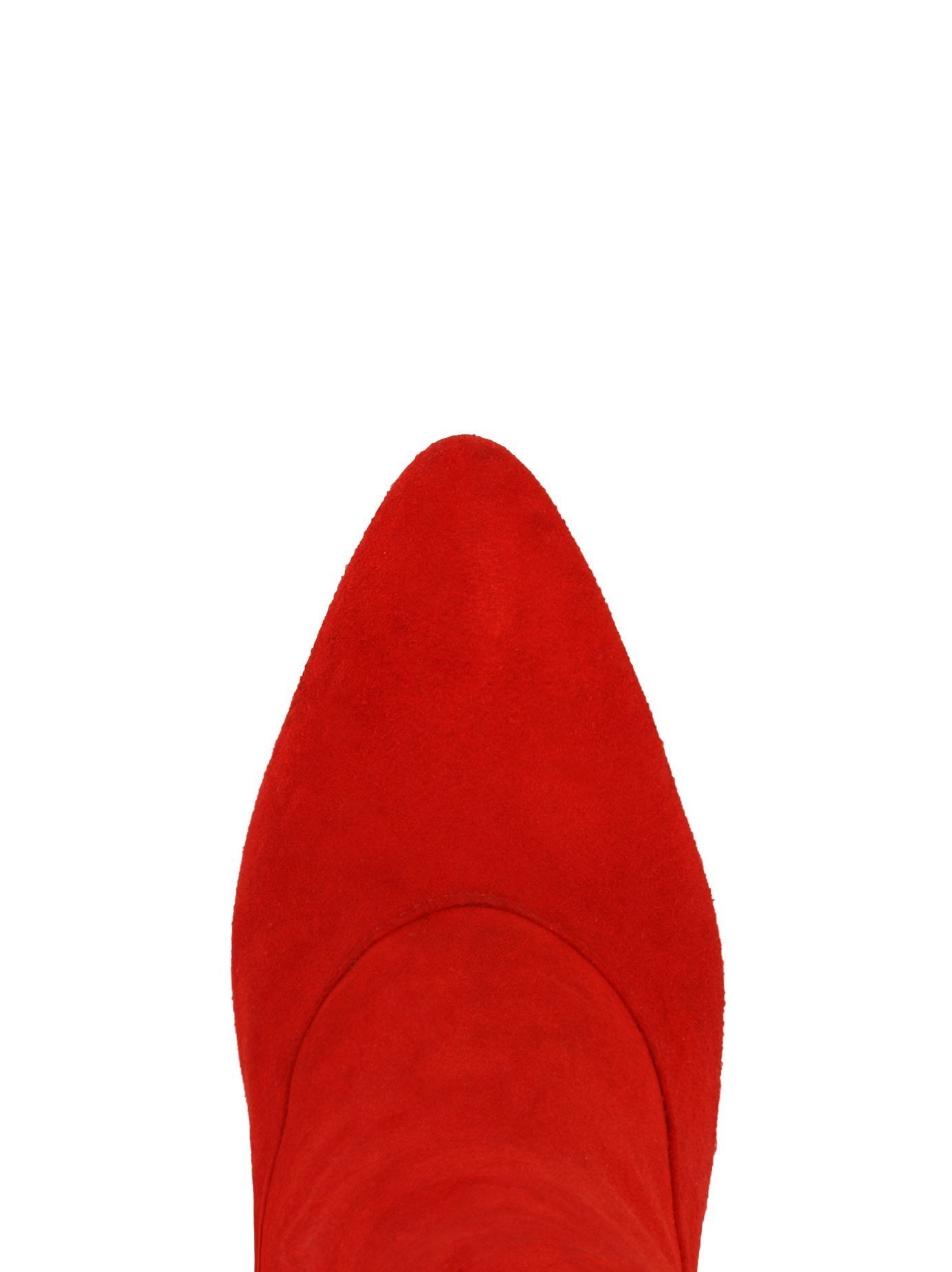 Dottie - Vermillion Red Suede