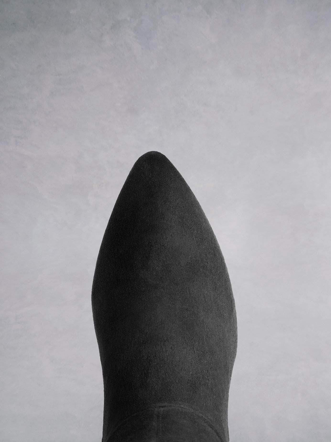 Empress - Black Stretch Suede