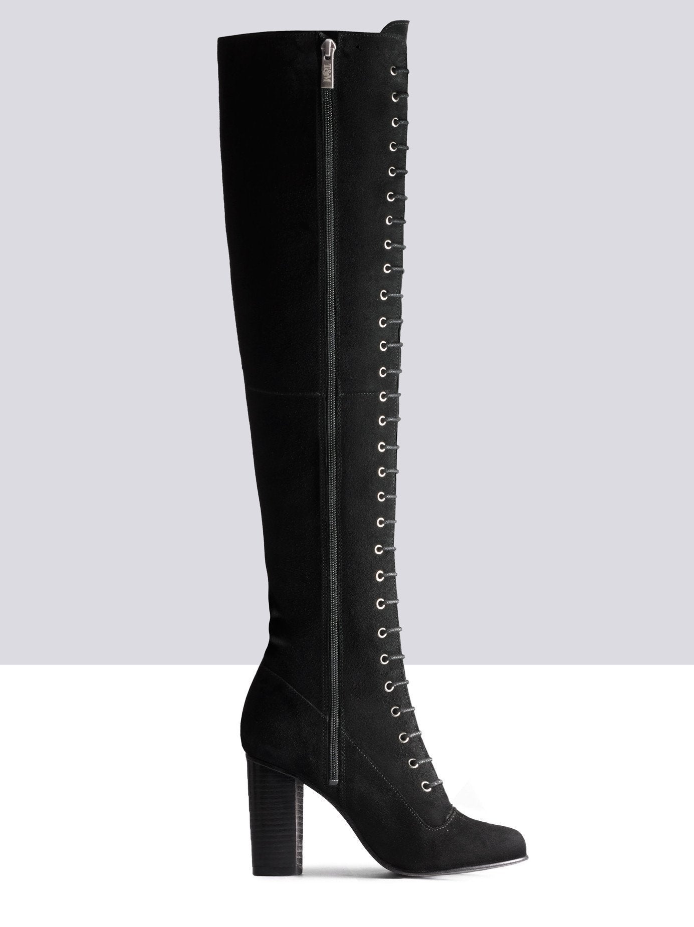Freia - Black Suede