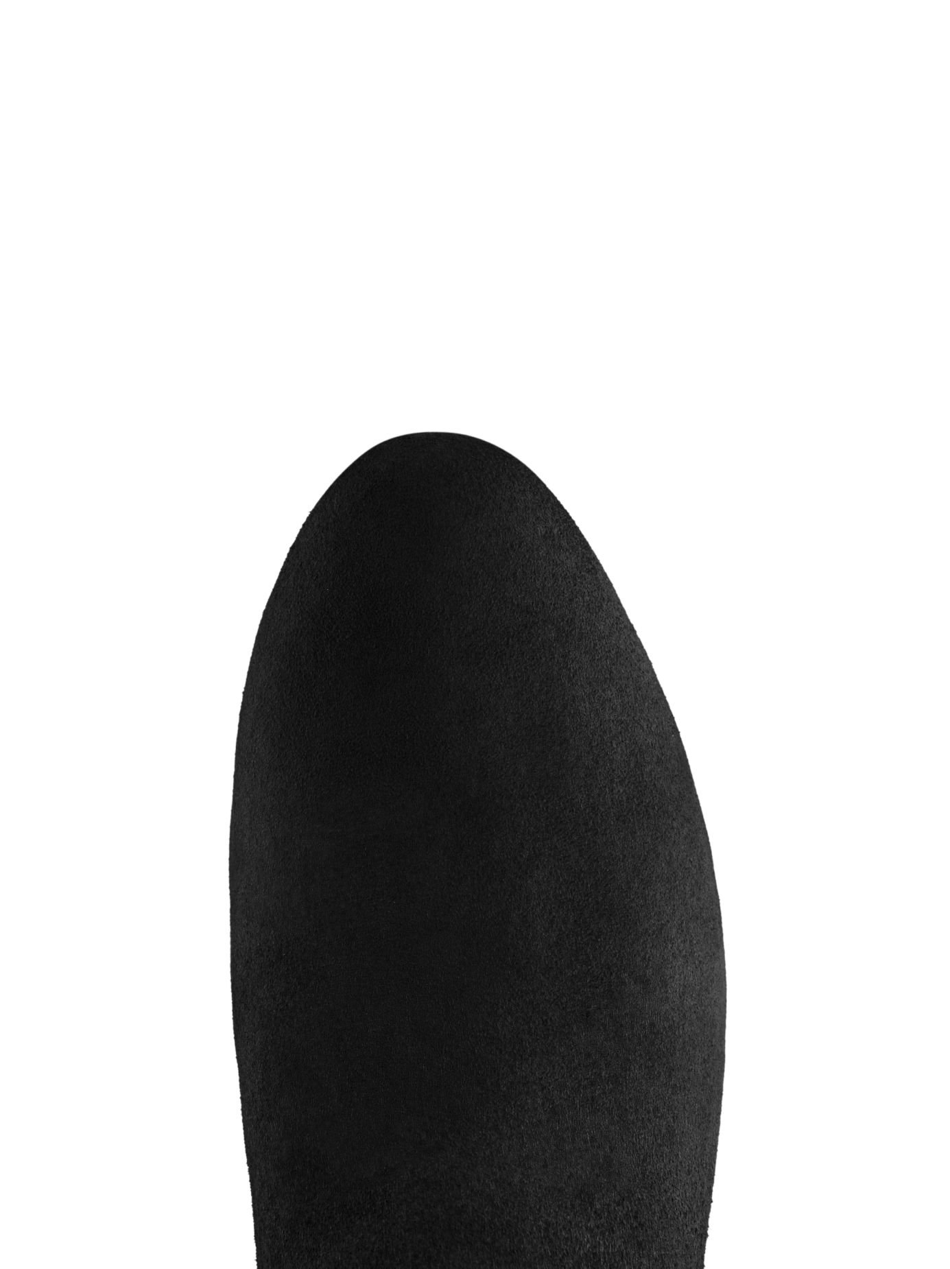 Kelston in black suede has an almond toe and full length zip for easy wear.  