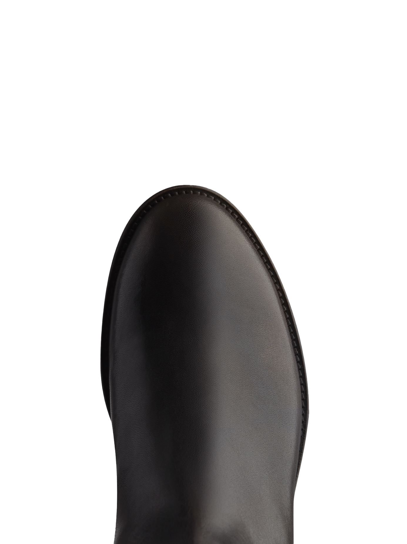 This brown boot has a stylish round toe - both comfortable and practical. 