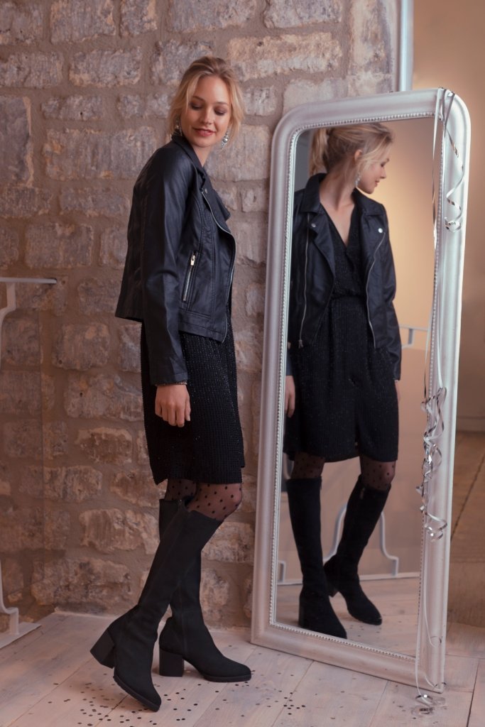 Optical - Black Suede