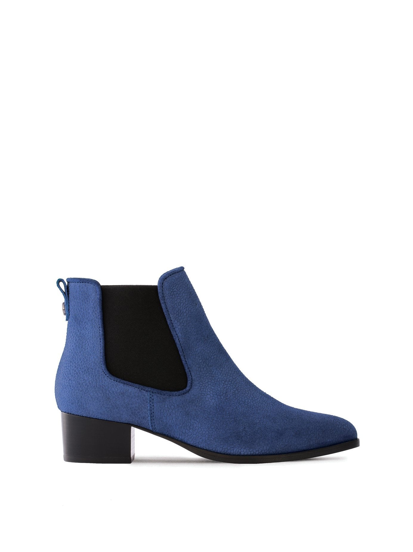 Pixie - Blue Embossed Suede