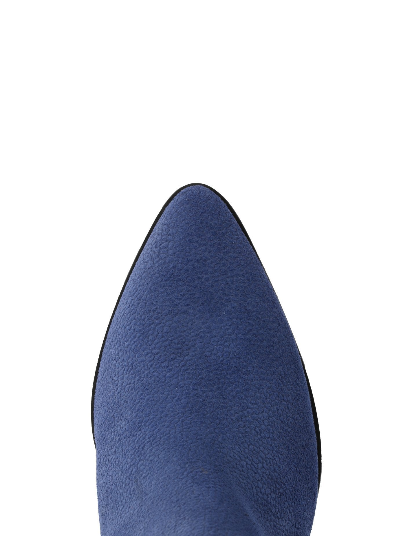 Pixie - Blue Embossed Suede