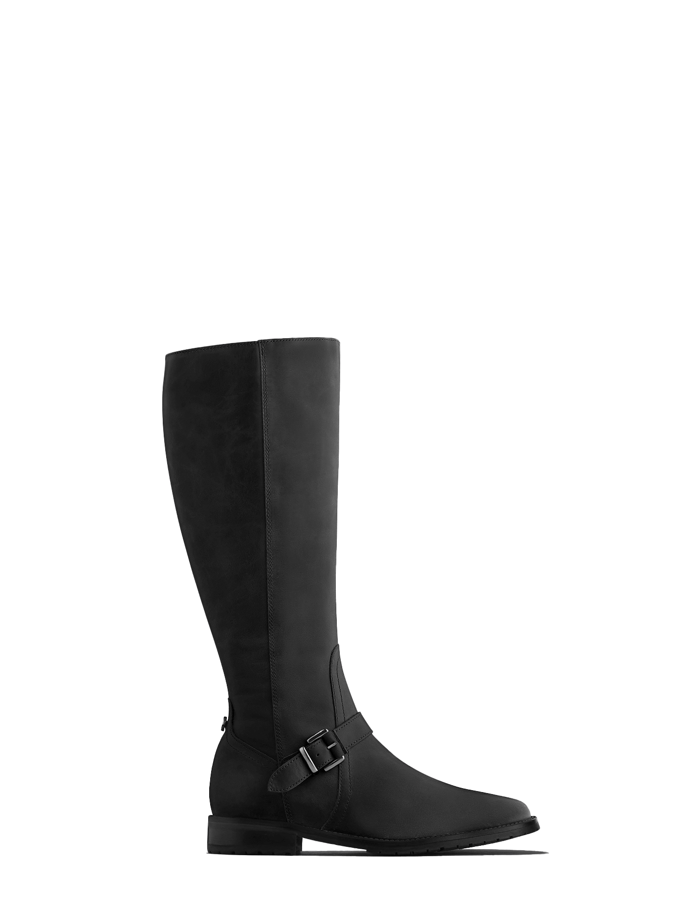 Sherwood - the ultimate knee high black leather biker style boot. 