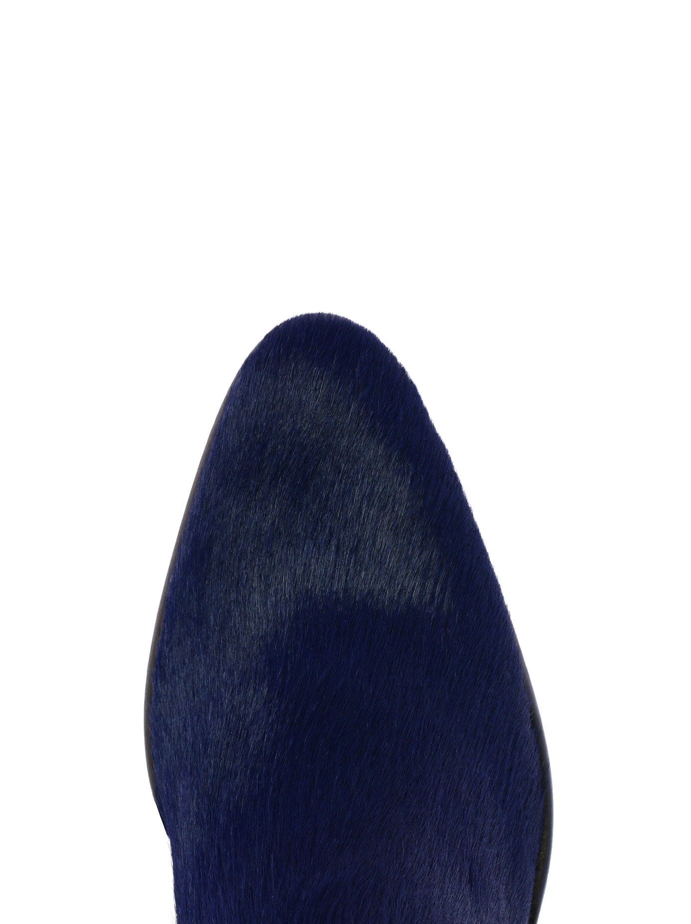 Texas - Navy Hair Leather