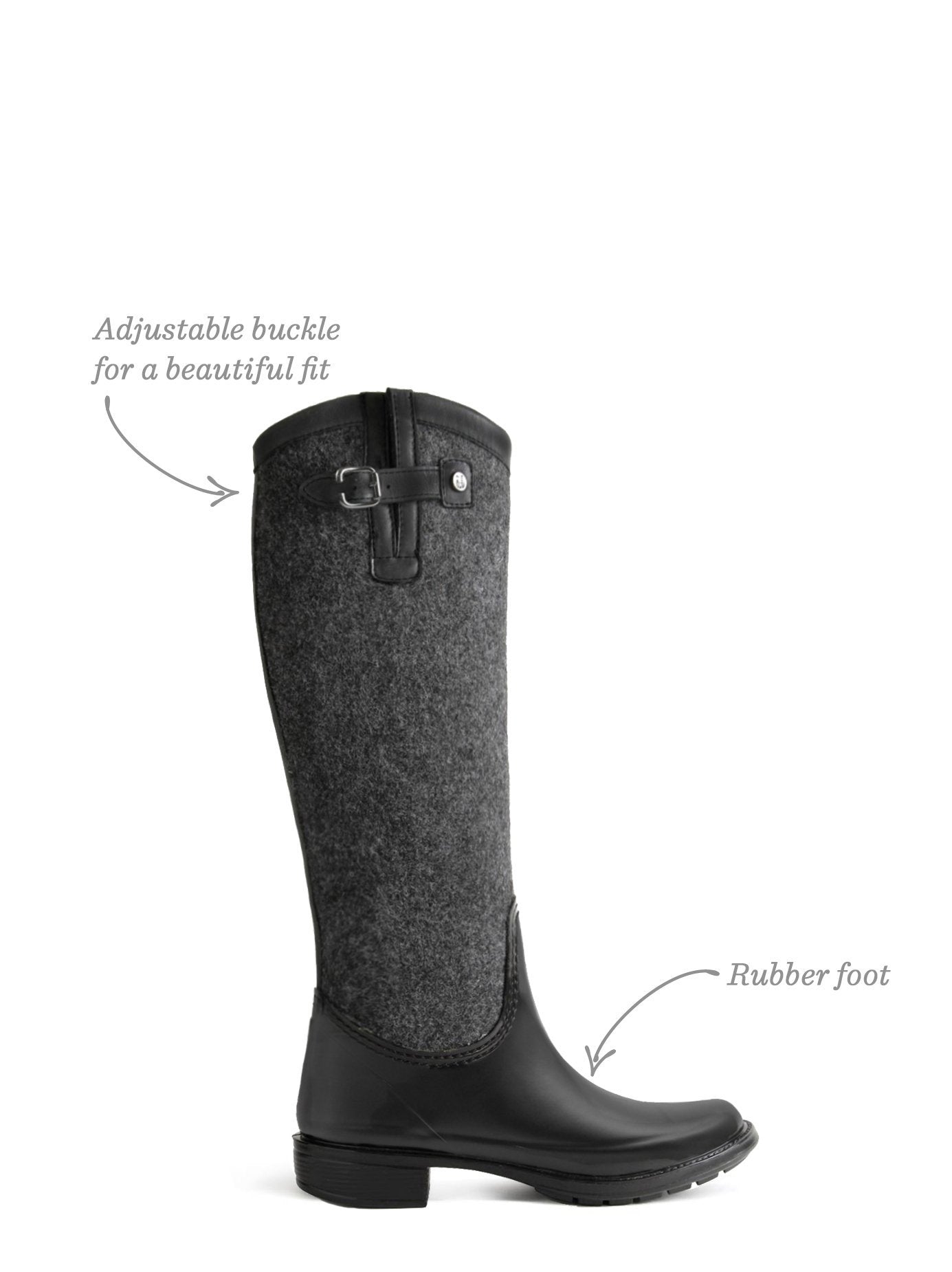 The Splash - Fossil Grey Felt
