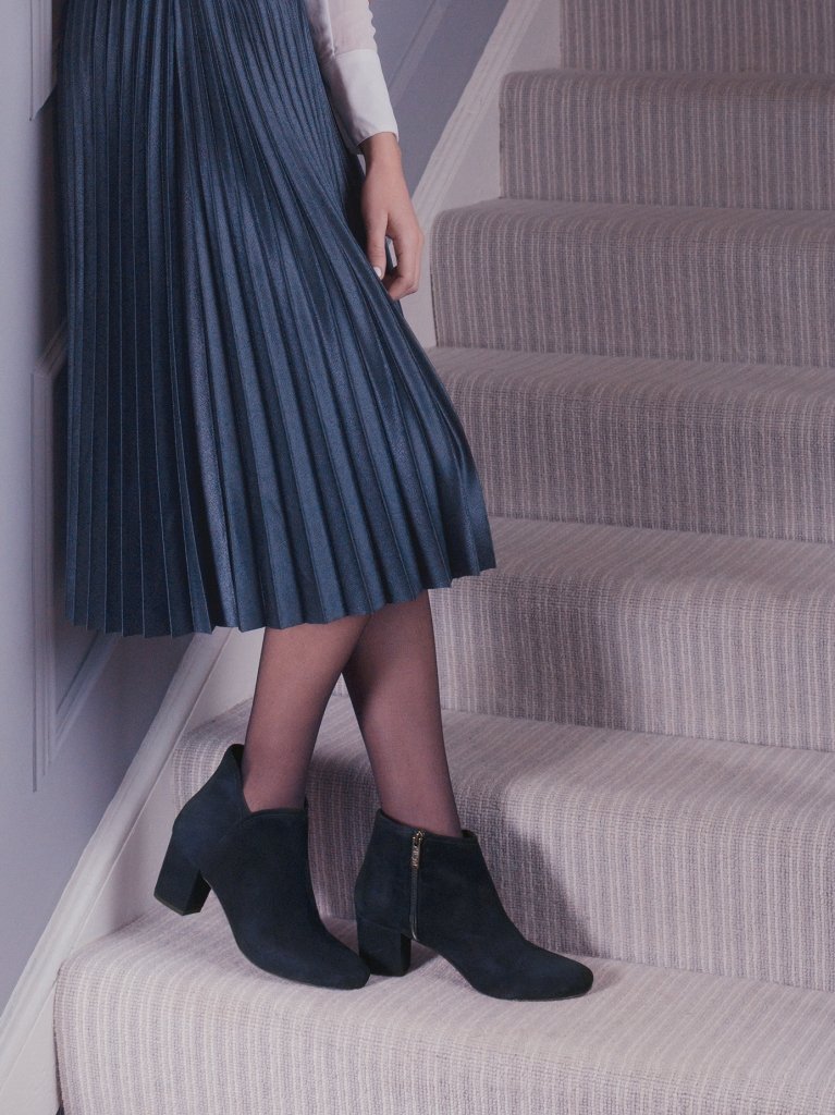 Tigerlily Navy Suede