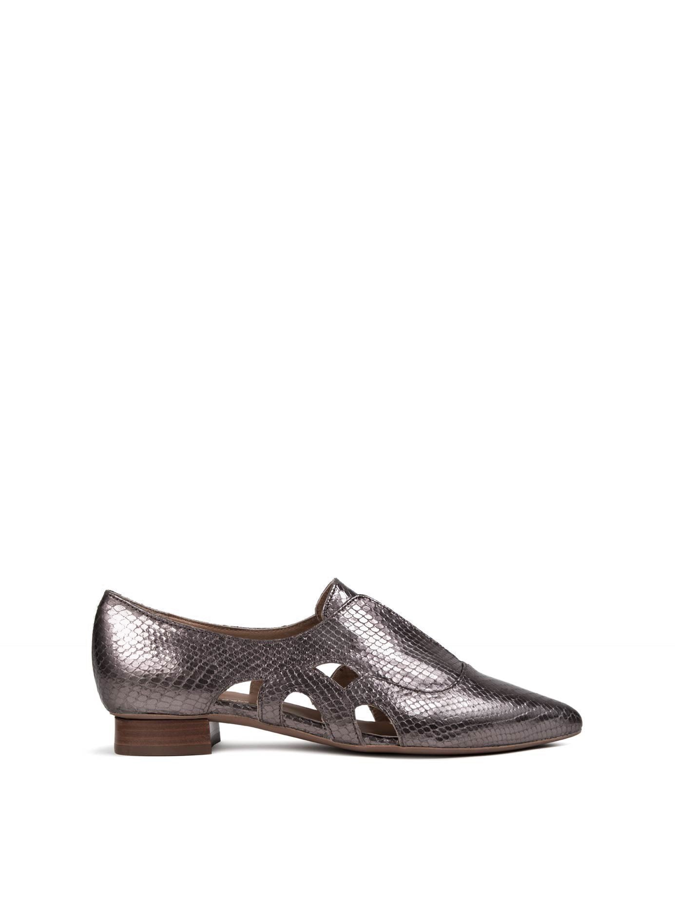 Black Place - Pewter Snake Leather