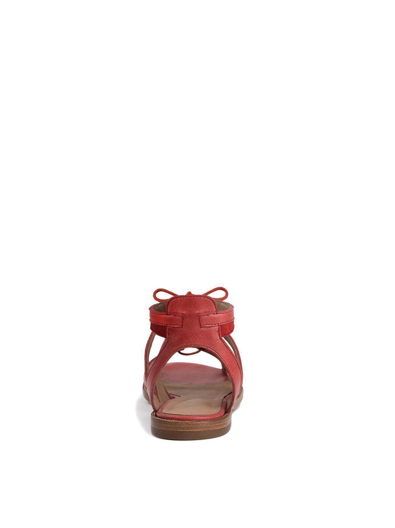 Cobweb - Coral Red Leather