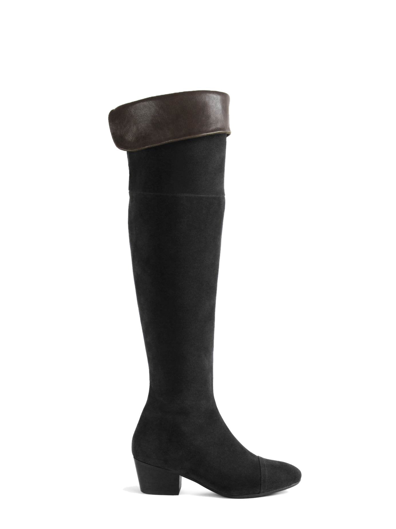 Halston - Black Suede