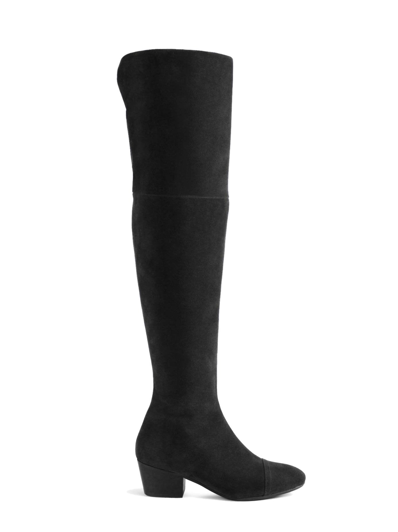 Halston - Black Suede