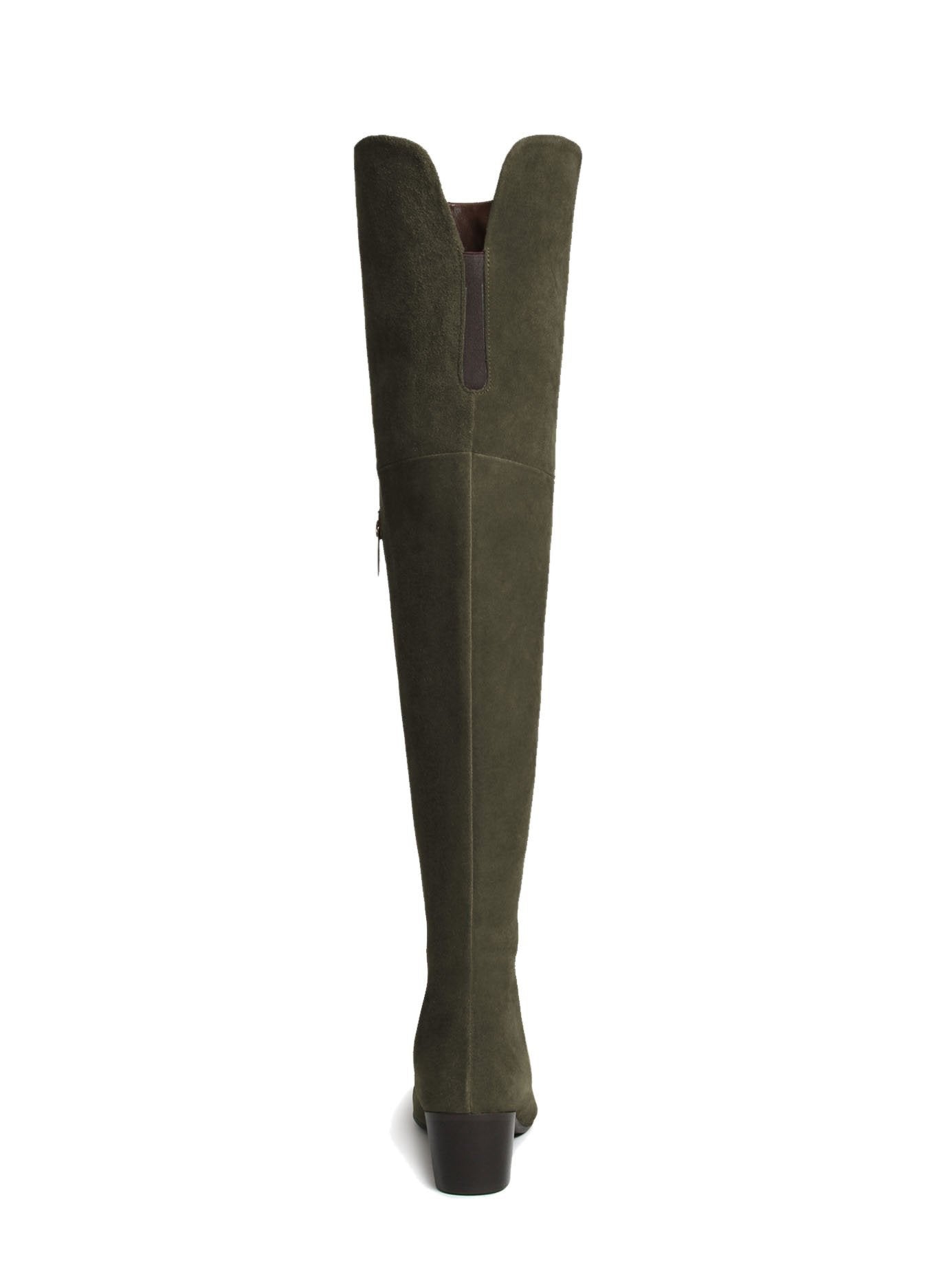 Halston - Khaki Green Suede