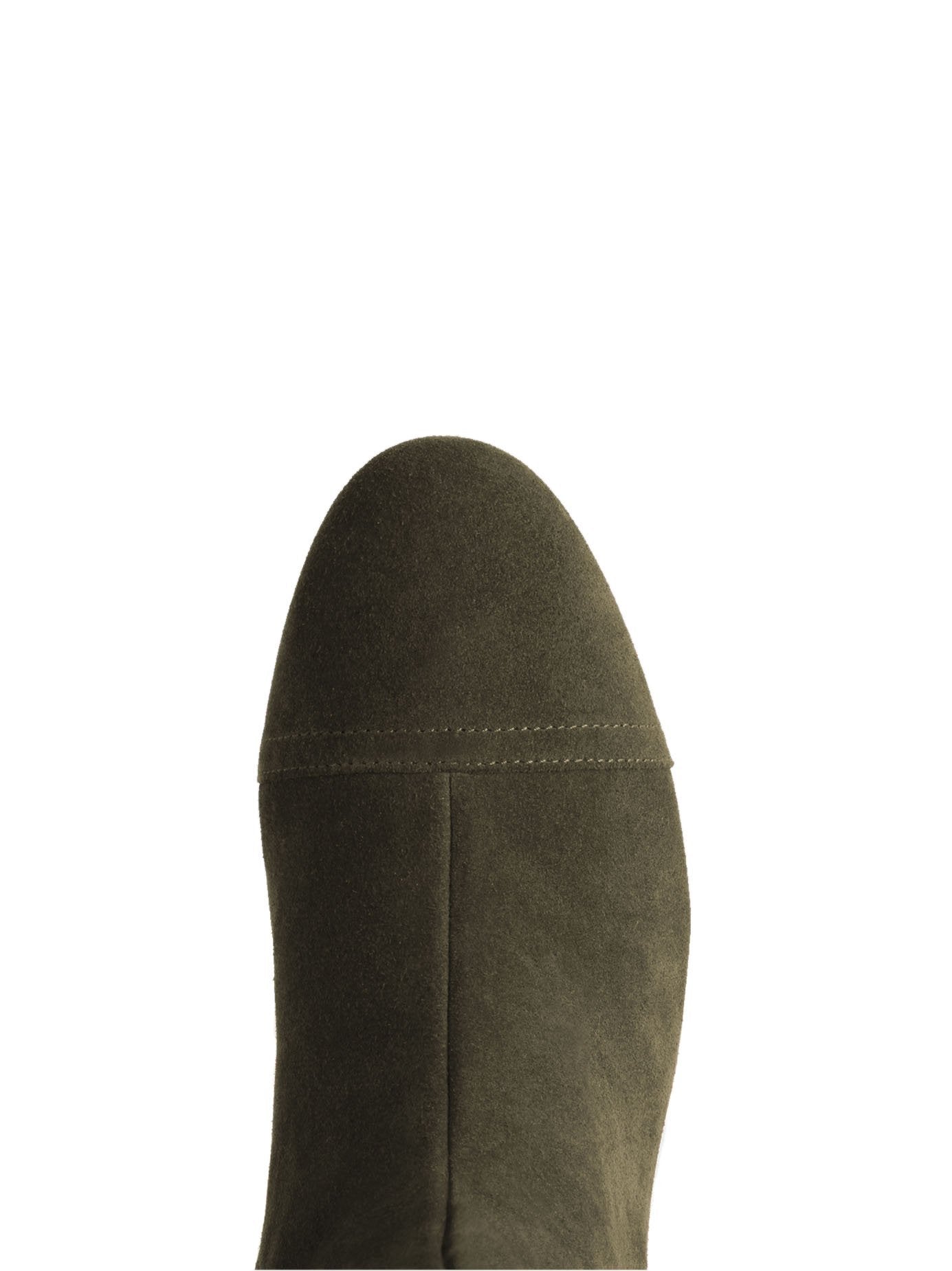 Halston - Khaki Green Suede