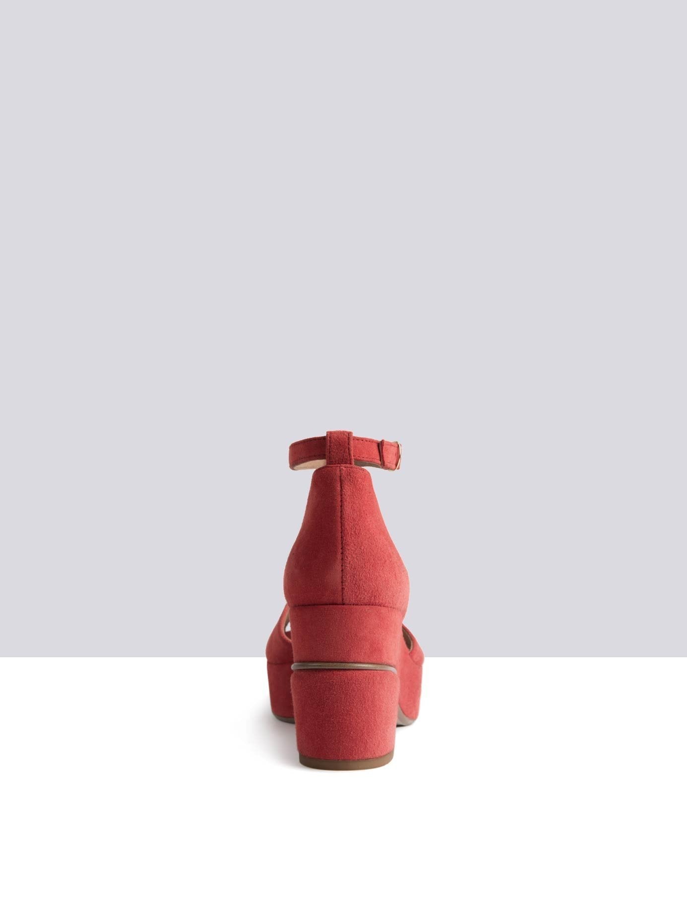Luhan - Coral Red Suede