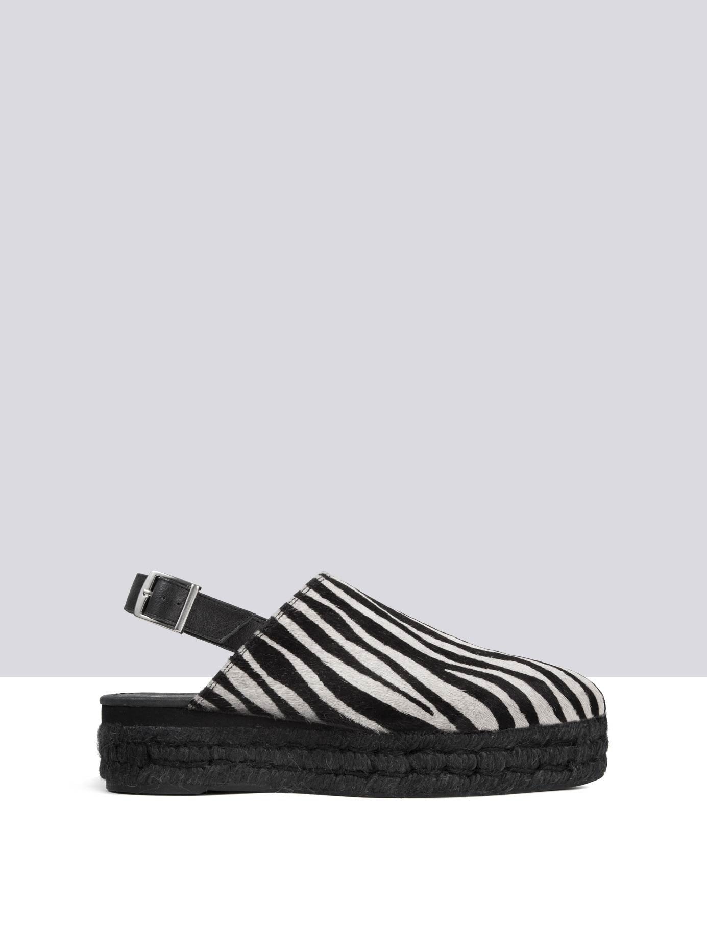 Lurline - Zebra Hair Leather