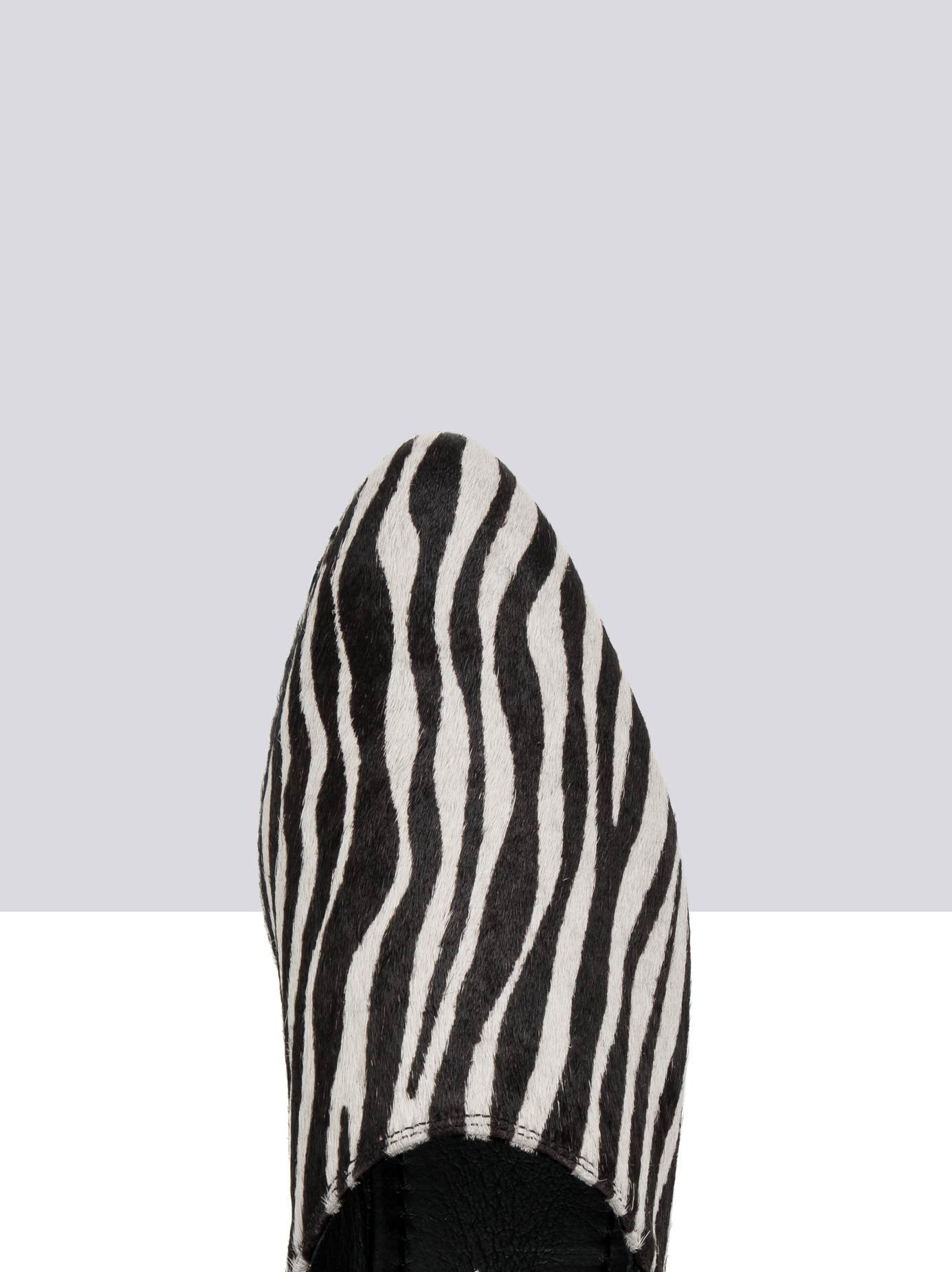 Lurline - Zebra Hair Leather