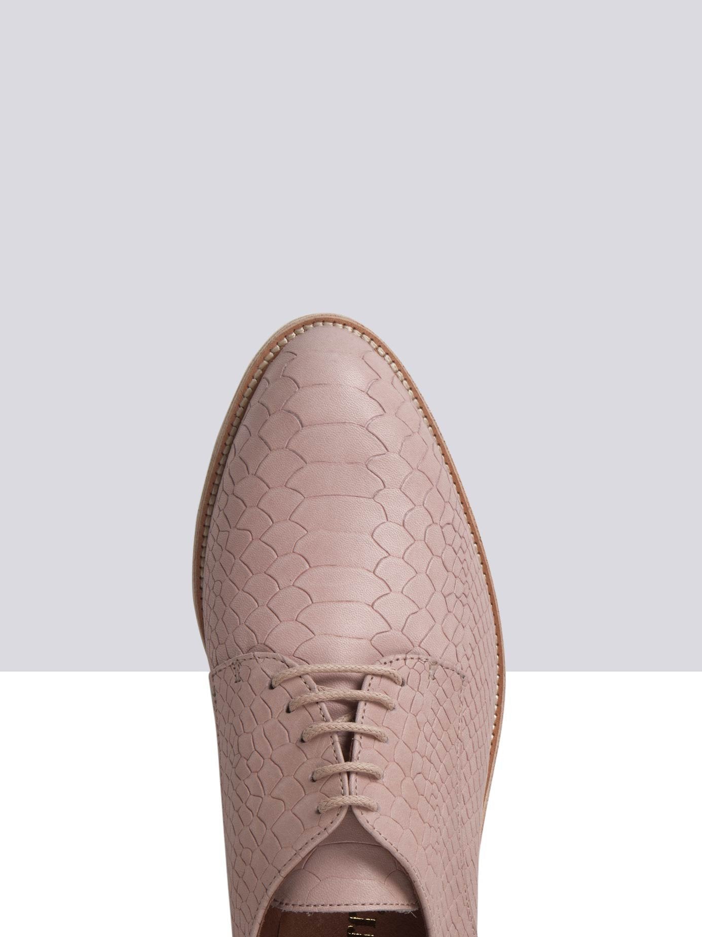 Mamba - Peignoir Pink Snake Embossed Leather