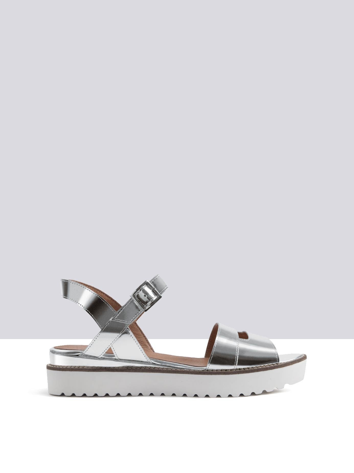 Marsden - Silver Mirror Leather