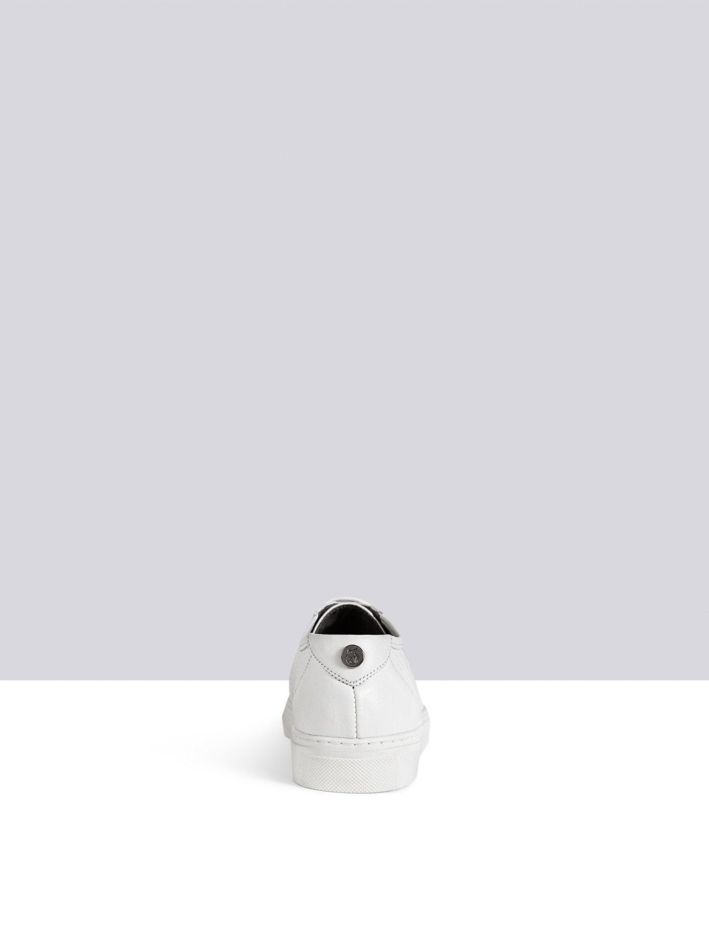 Nimbus - White Snake Embossed Leather