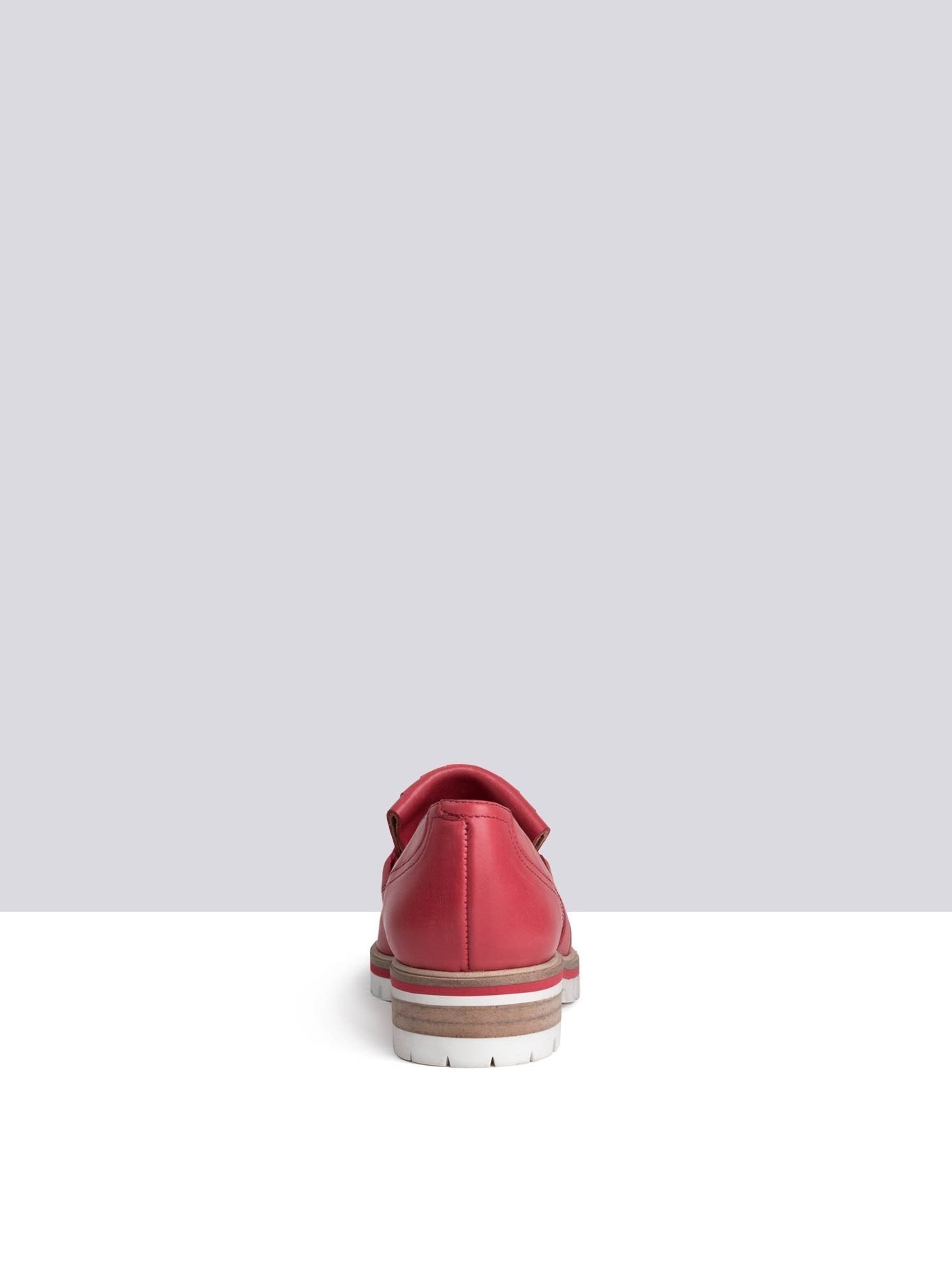 Porter - Coral Red Leather